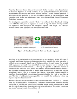 Recycling of Concrete Aggregate | PDF