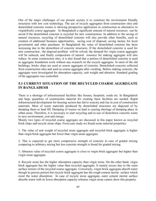 Recycling of Concrete Aggregate | PDF