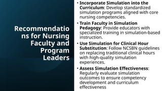 USE OF SIMULATION IN NURSING.pptx By Azkar Hussain | PPTX
