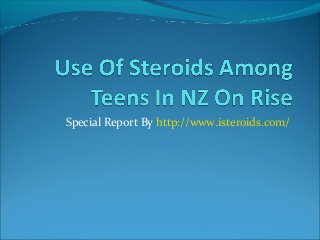 Special Report By http://www.isteroids.com/ 
 