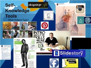 Self-
Knowledge
Tools
What Holland Type?
 