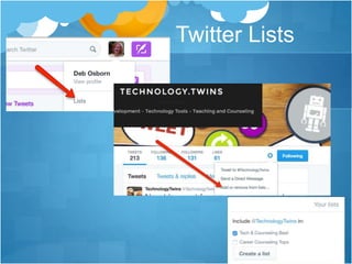 Twitter Lists
 