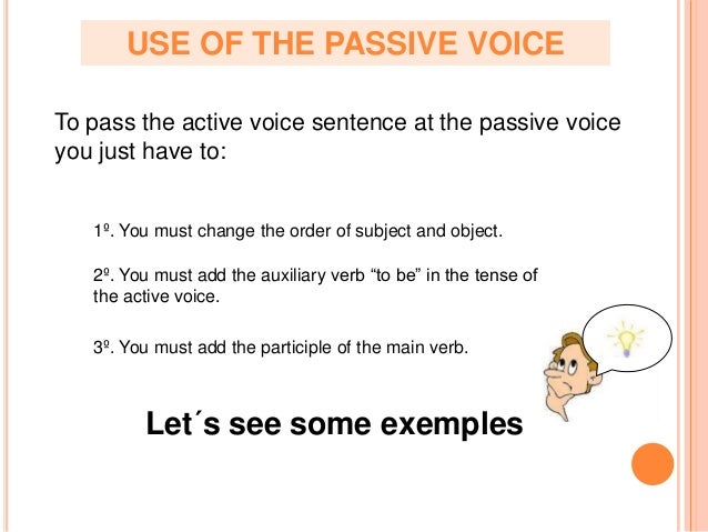 using active voice in essays When writers use the active voice, their words are direct they use concrete verbs and clearly state the action being performed by the subject in contrast, the passive voice is indirect writers may use weak “to be” verbs (is, am, was, were, being, been) or present progressives (e g, is. using active voice in essays When writers use the active voice, their words are direct they use concrete verbs and clearly state the action being performed by the subject in contrast, the passive voice is indirect writers may use weak “to be” verbs (is, am, was, were, being, been) or present progressives (e g, is.
