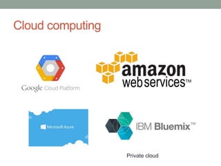 Cloud computing
Private cloud
 