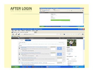 AFTER LOGIN
 