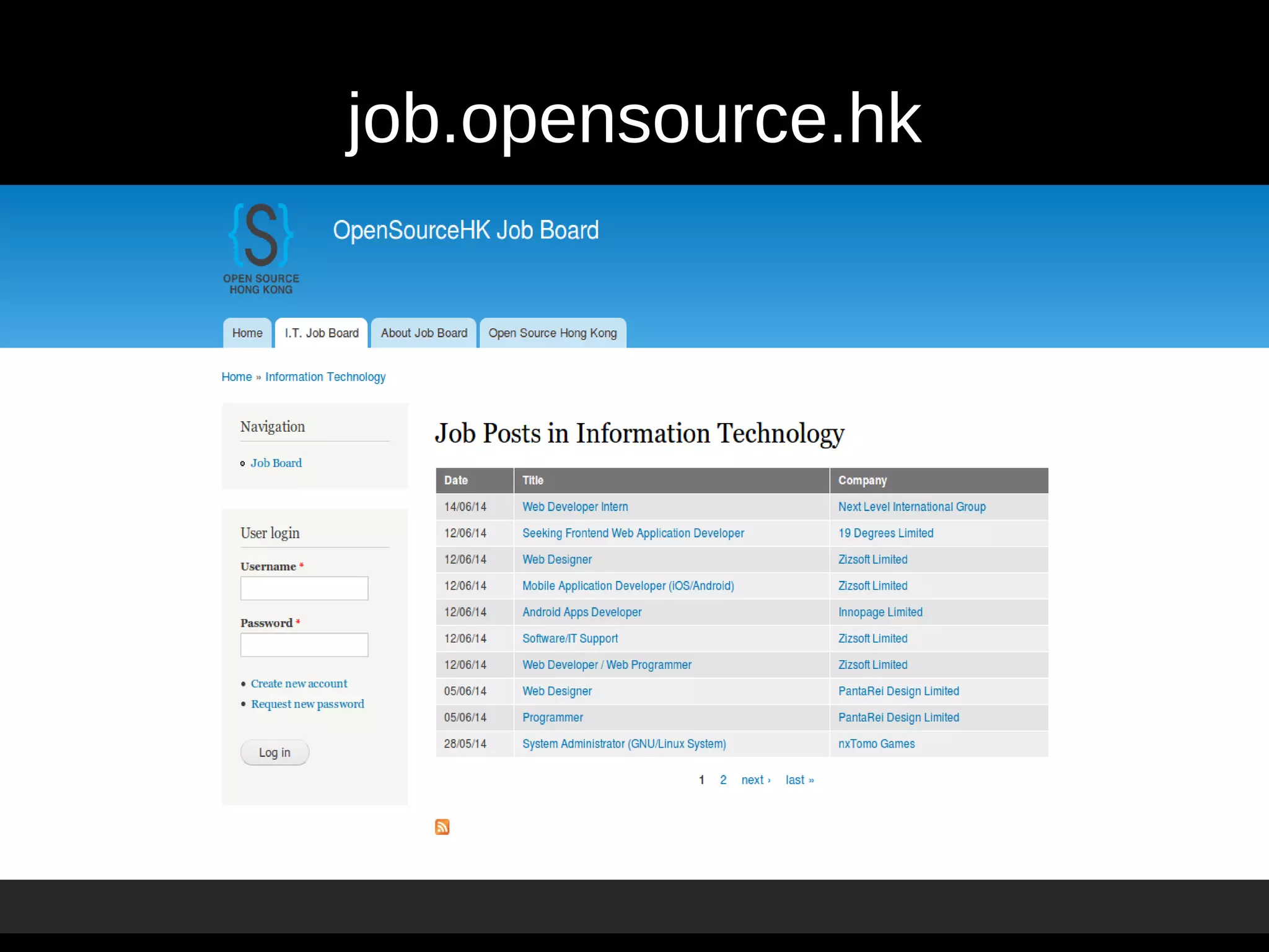 job.opensource.hk 
 