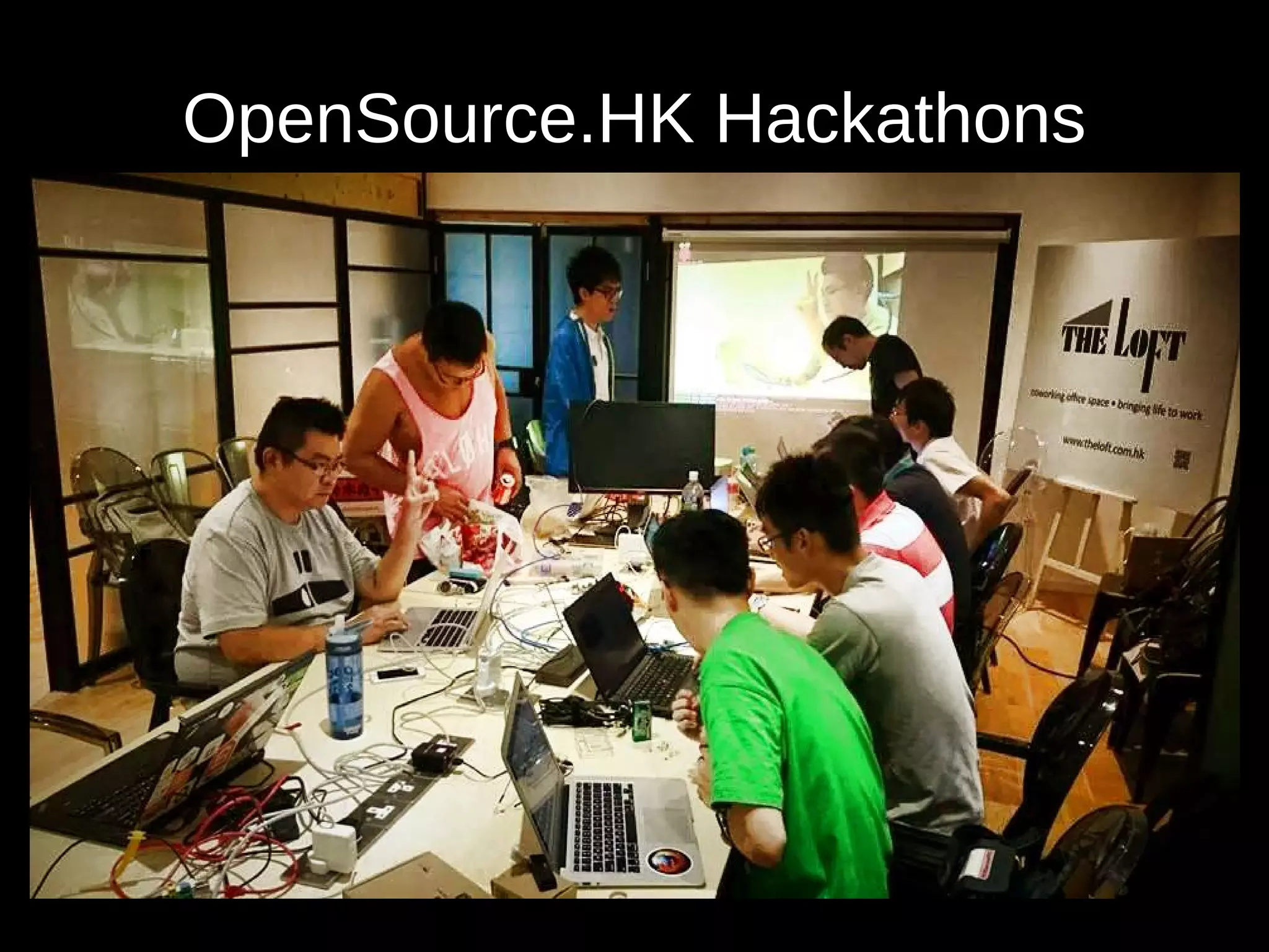 OpenSource.HK Hackathons 
 