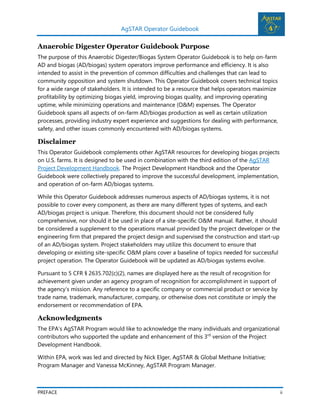 Guidebook Component USEPA AGSTAR-operator-guidebook technology | PDF