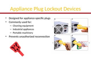Machine Plug Lockout Use Plug Lockout Devices to Secure Every Plug, Ensure Every Life | PPTX