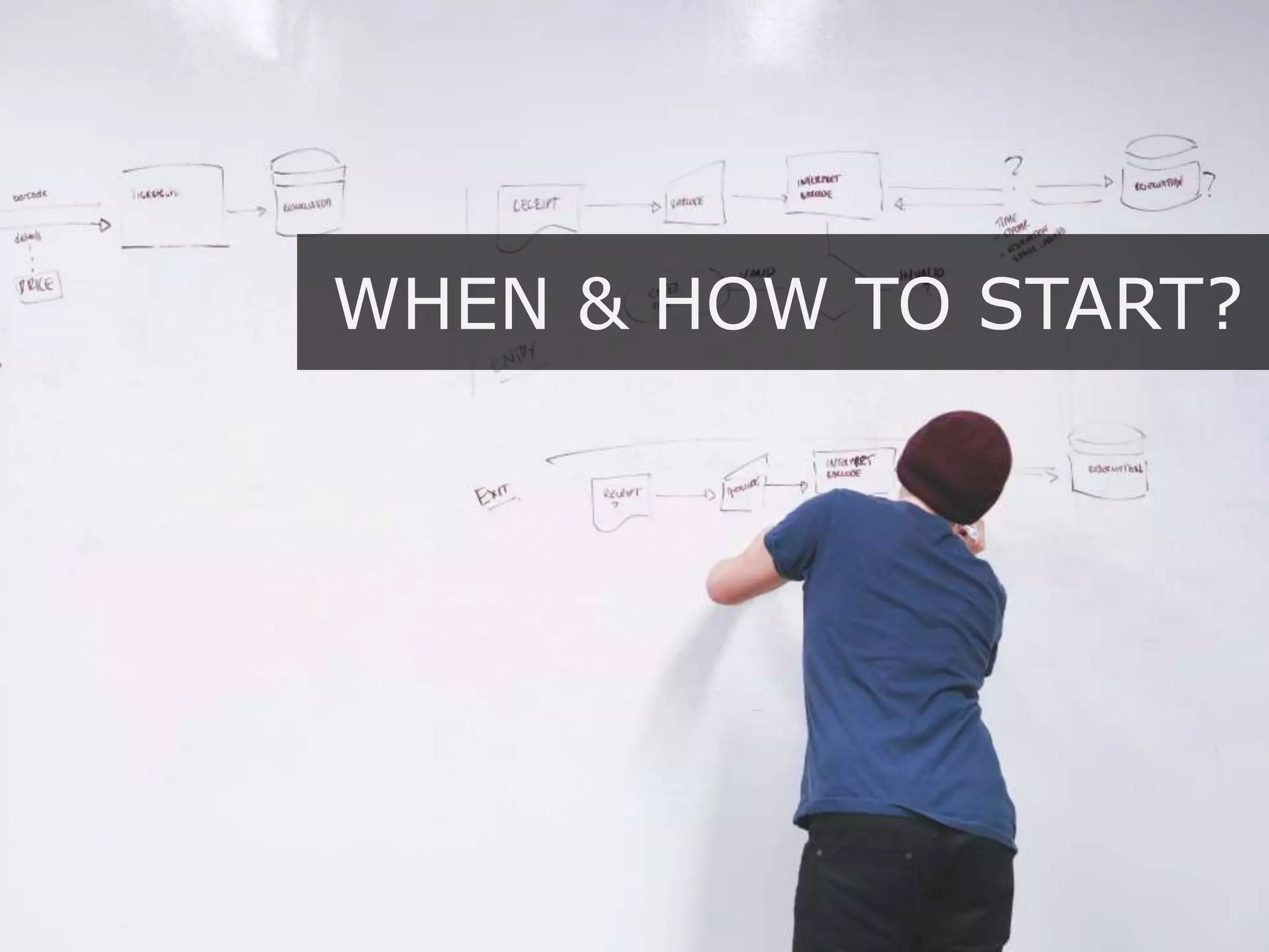 WHEN & HOW TO START?
 