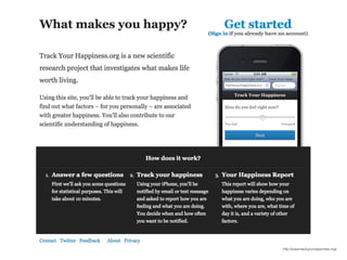 http://www.trackyourhappiness.org/ 
 