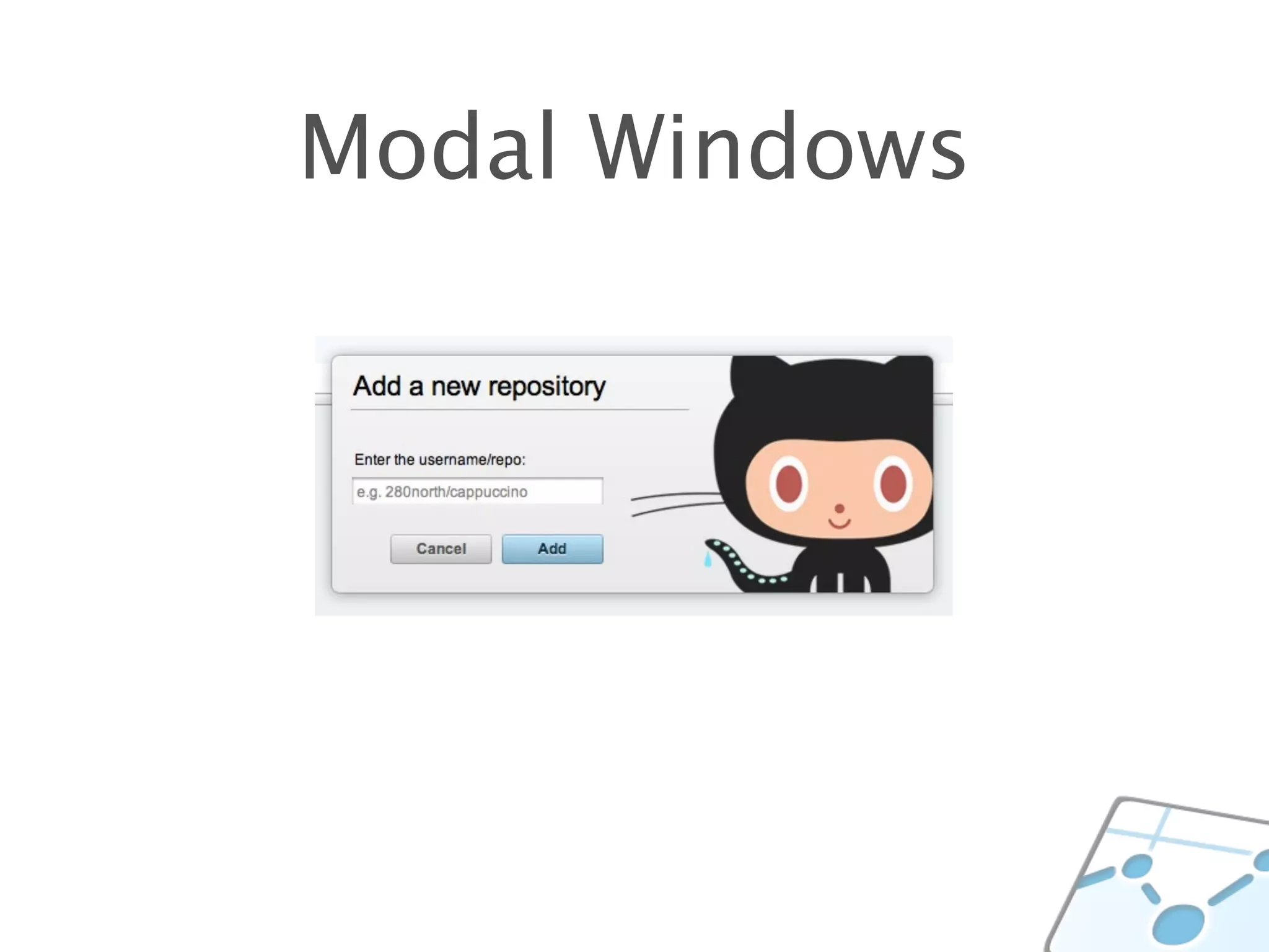 Modal Windows
 