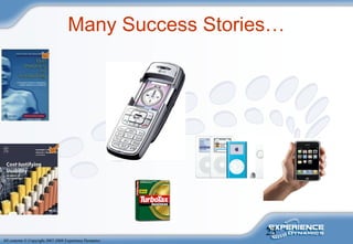 23
All contents © Copyright 2007-2008 Experience Dynamics
Many Success Stories…
 