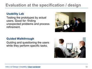 Fundamental principles of Usability and User Centred Design | PPT
