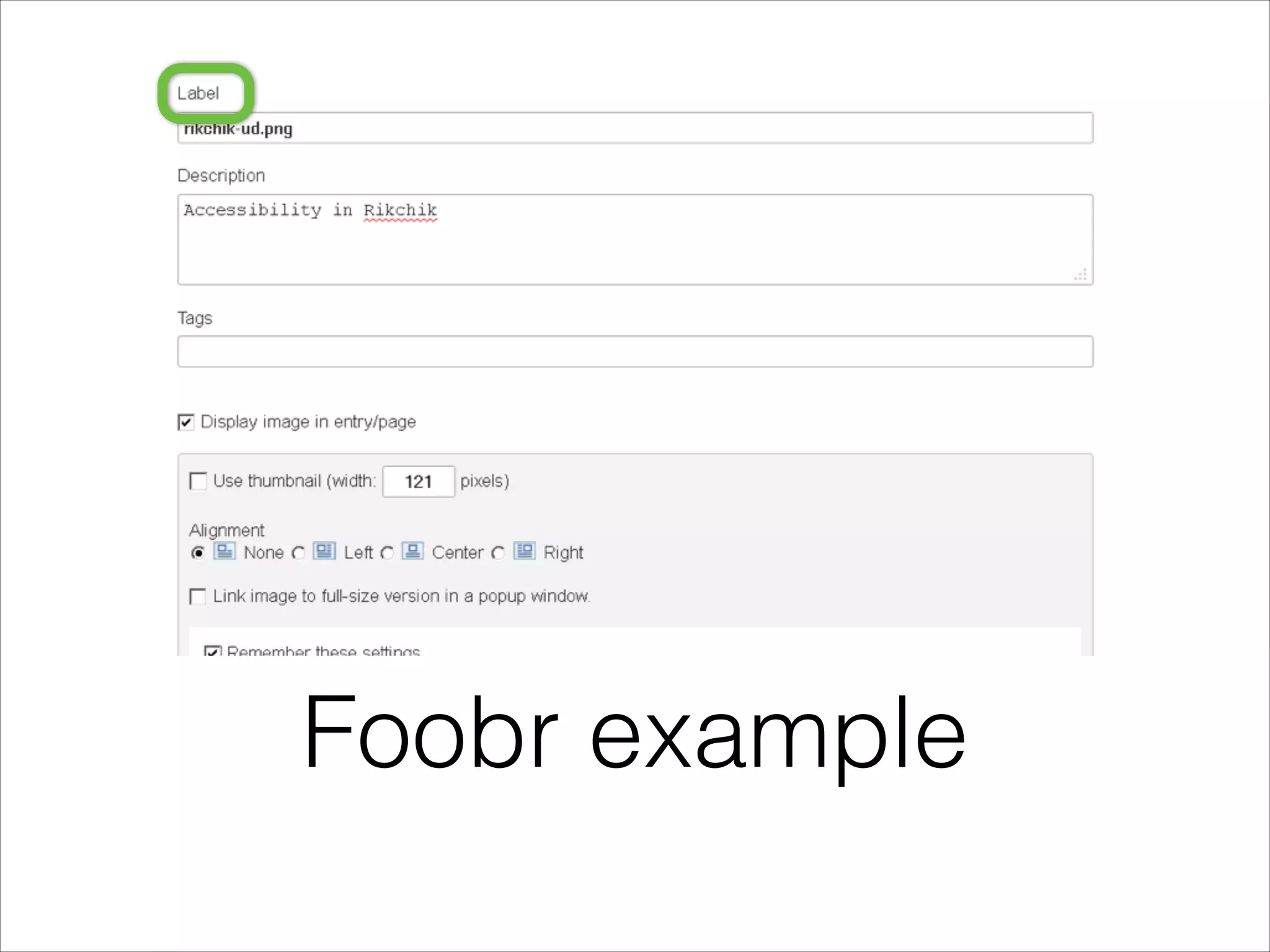Foobr example

 