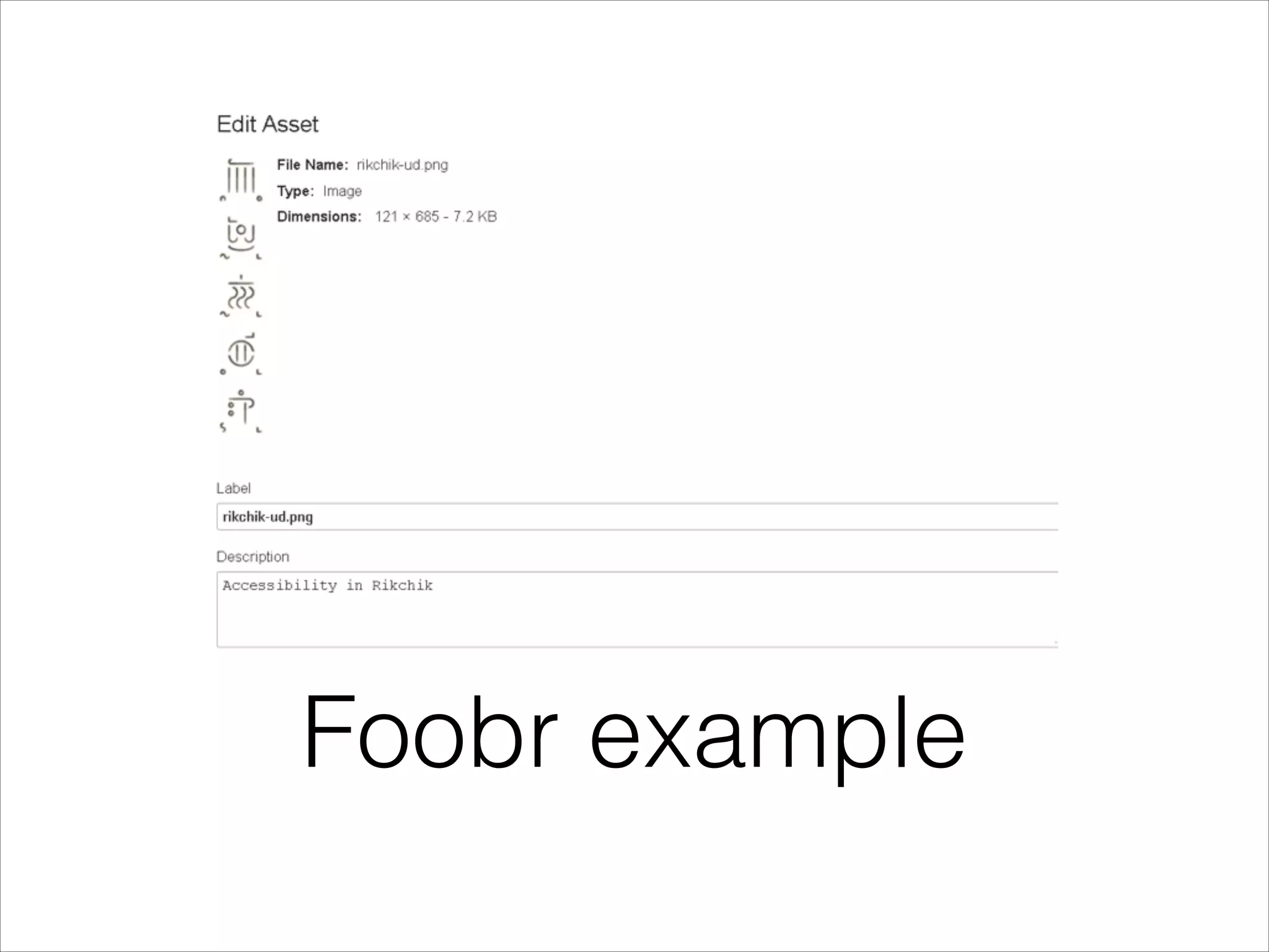 Foobr example

 