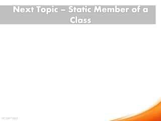 Java - User Defined classes | PPT