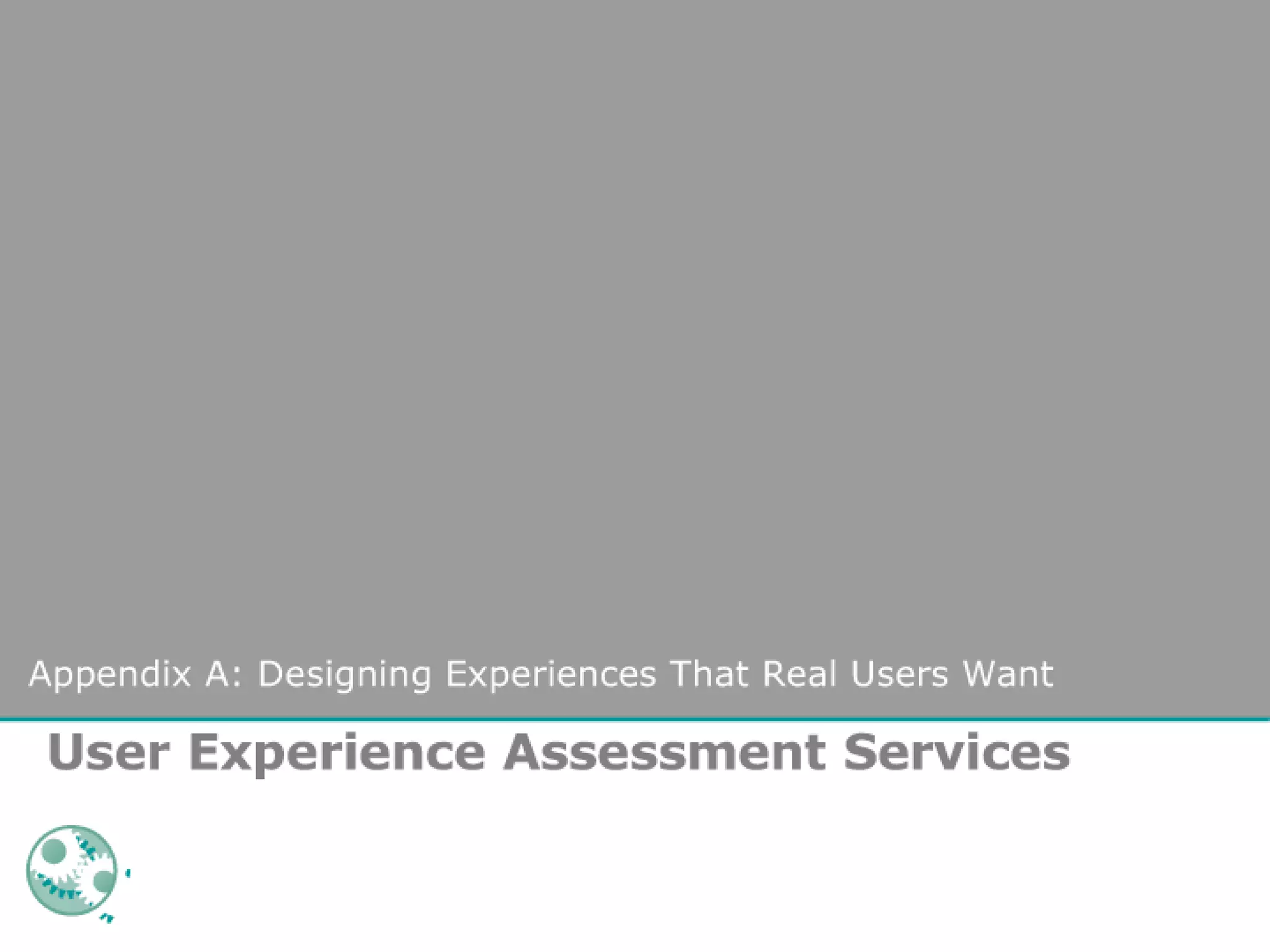 User Experience Design