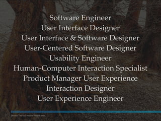User Experience Engineering oder What’s Love Got To Do With It?