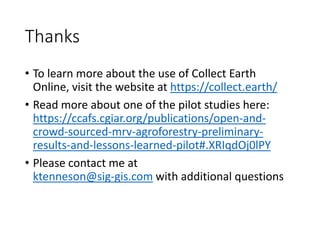 User friendly and cost-effective approach to identifying agroforestry: example from Southeast Asia