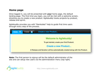 Agilebuddy Reviwers Guide