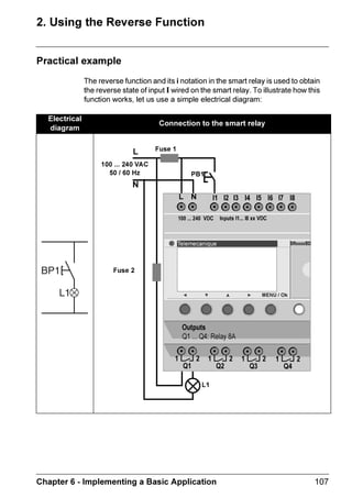 ZELIO2_EN.book Page 39 Tuesday, January 13, 2004 11:53 AM




      3$66:25' 0HQX


                          7HOHPHFDQLTXH                         =HOLR 
                           3$66:25'
                           /($5                     


                                                   
                                                               0HQX  2.


                      ,I DQ LQFRUUHFW SDVVZRUG LV HQWHUHG  WLPHV FRQVHFXWLYHO WKH VHFXULW
                      IXQFWLRQ LV ORFNHG IRU  PLQXWHV

                      'XULQJ WKLV SHULRG LI WKH SRZHU VXSSO WR WKH PRGXOH LV FXW RII WKH
                      GRZQFRXQW ZLOO VWDUW DJDLQ RQ SRZHU XS
                         7HOHPHFDQLTXH                          =HOLR 
                          3$66:25'
                          /($5       (5525
                           !!!  0,187(6

                                                  
                                                               0HQX  2.


     0RGLILQJ WKH SDVVZRUG

                      7R FKDQJH WKH SDVVZRUG VLPSO FDQFHO WKH IRUPHU RQH DQG HQWHU
                      D QHZ RQH




     KDSWHU   RQILJXUDWLRQ 0HQX                                                             
 