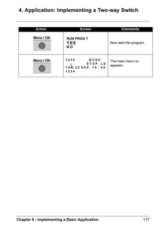 RQ ZKLFK WKH
                            VXPPHUZLQWHU FKDQJH WDNHV SODFH


                      1RWH 7R UHWXUQ WR WKH PDLQ PHQX IURP WKH 21),*85$7,21 PHQX
                      XVH WKH QDYLJDWLRQ NH ←

     RQILJXULQJ WKH WLPH FKDQJH

      T‡rƒ†        9r†p…vƒ‡v‚


                   Tryrp‡Ã‡urÃƒh…h€r‡r…Ã‡‚Ã€‚qvs’Ãˆ†vtÃ‡urÃ   ←ÃhqÃ→Ãh‰vth‡v‚Ãxr’†
                   Sr†ˆy‡)Ã‡urÃ†ryrp‡rqÃƒh…h€r‡r…Ãsyh†ur†


      !            H‚qvs’Ã‡urÃ‰hyˆrÃ‚sÃ‡urÃƒh…h€r‡r…

                   UurÃÃhqÃÃxr’†Ã‚sÃ‡urÃp‚‡r‘‡ˆhyÃ€rˆÃh…rÃˆ†rqÃ‡‚ÃpuhtrÃ‡urÃpˆ……r‡Ã

                   ‰hyˆr


                  8‚sv…€Ã‡urÃ€‚qvsvph‡v‚†Ãi’Ãƒ…r††vtÃ‡urÃHrˆPFÃxr’

                   Sr†ˆy‡)Ã‡urÃqv†ƒyh’Ã…r‡ˆ…†Ã‡‚Ã‡urÃH6DIÃ€rˆ




     KDSWHU   RQILJXUDWLRQ 0HQX                                                              
 