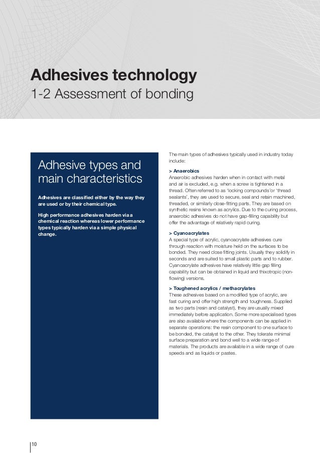 Adhesives technology User guide