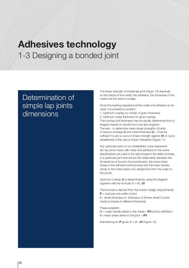 Adhesives technology User guide