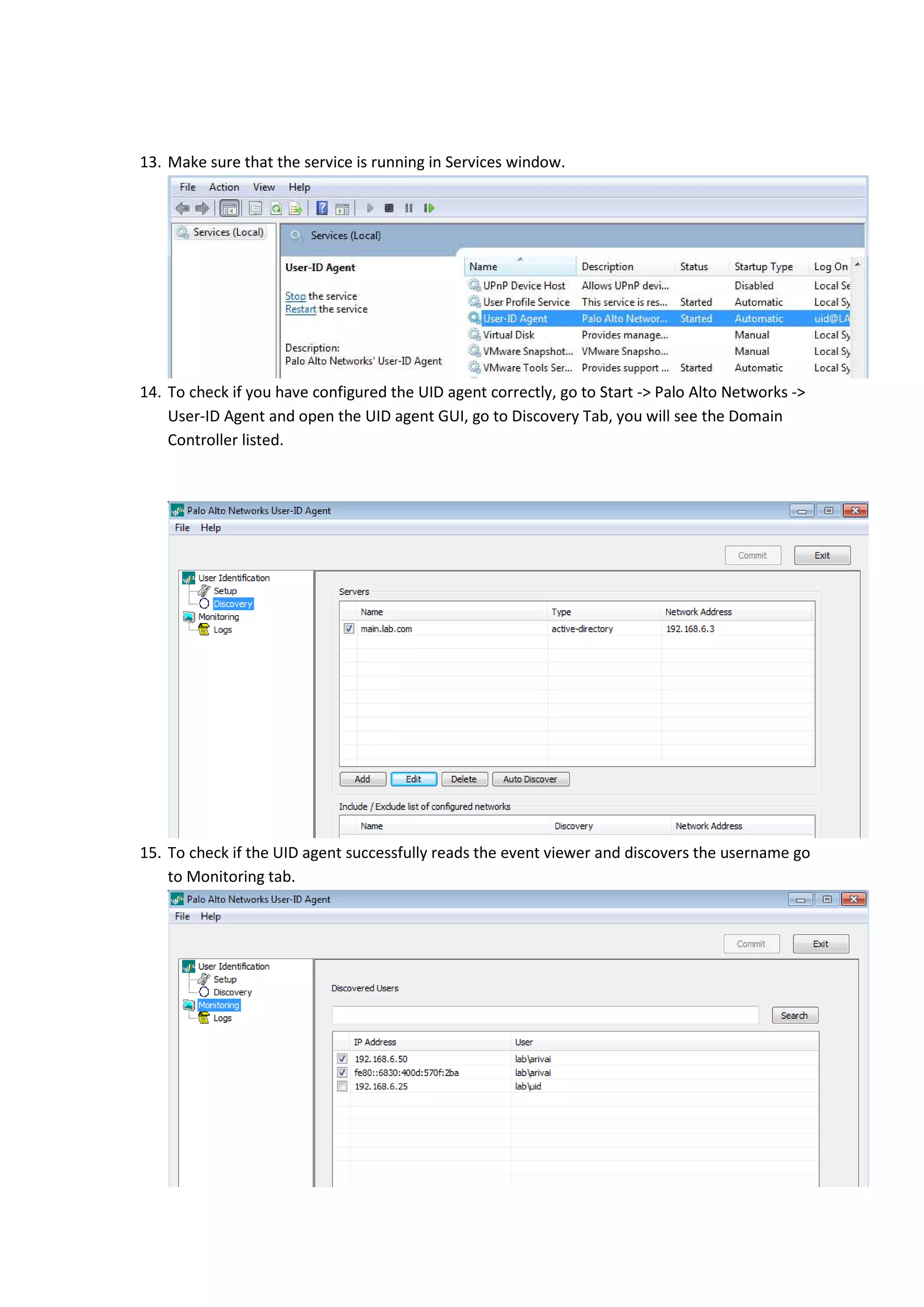 User id installation and configuration | PDF