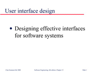 User interface design ,[object Object]