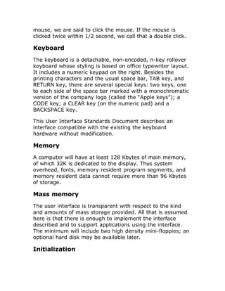 User Interface Standards | PDF