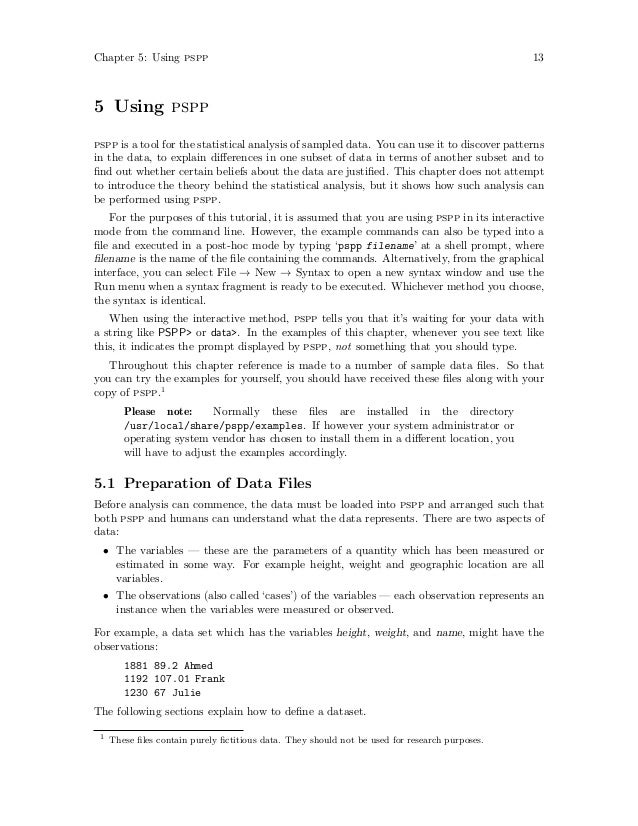 pspp user manual pspp user manual