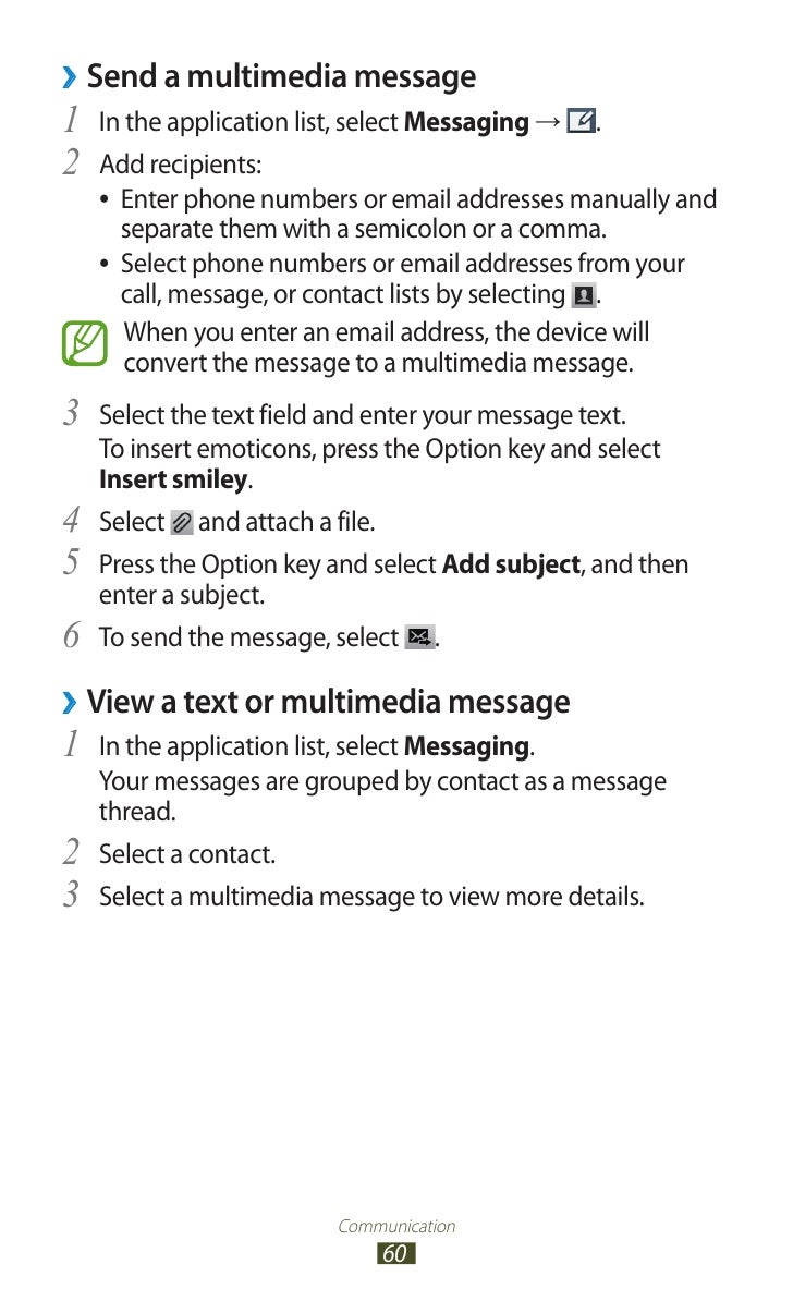 Communication 59; 60.