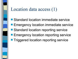 User mobility and location management | PPT