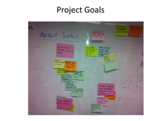 Project Goals

 