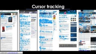 Cursor tracking
Taken from: conversionxl.com
 
