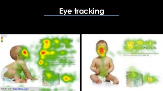 Eye tracking
Taken from: kissmetrics.com
 