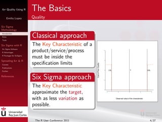 Quality R Tips Six Sigma Quality Using R: Tools and Training | PDF