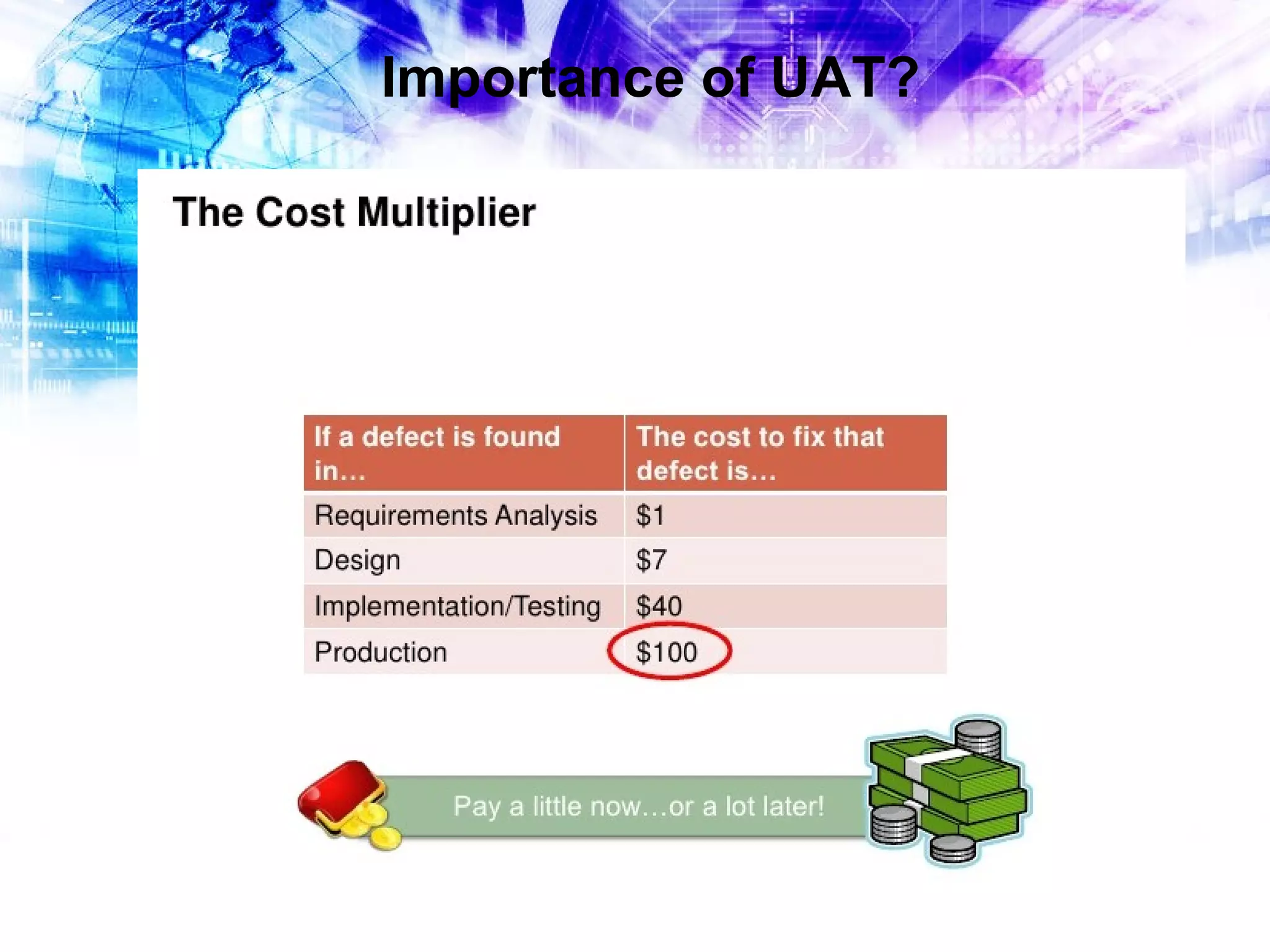 Importance of UAT?

 