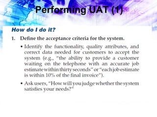Performing UAT (1)

 