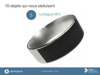 © userADgents – 2013
10 objets qui nous séduisent
La bague NFC5
Source photo : kickstarter.com
 