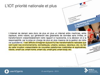 © userADgents – 2013
L’IOT priorité nationale et plus
Source : La dynamique d’Internet, Prospective 2030
 
