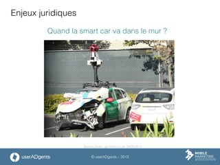© userADgents – 2013
Enjeux juridiques
Quand la smart car va dans le mur ?
Source photo : gizmodo.co.uk, 24/05/2012
 
