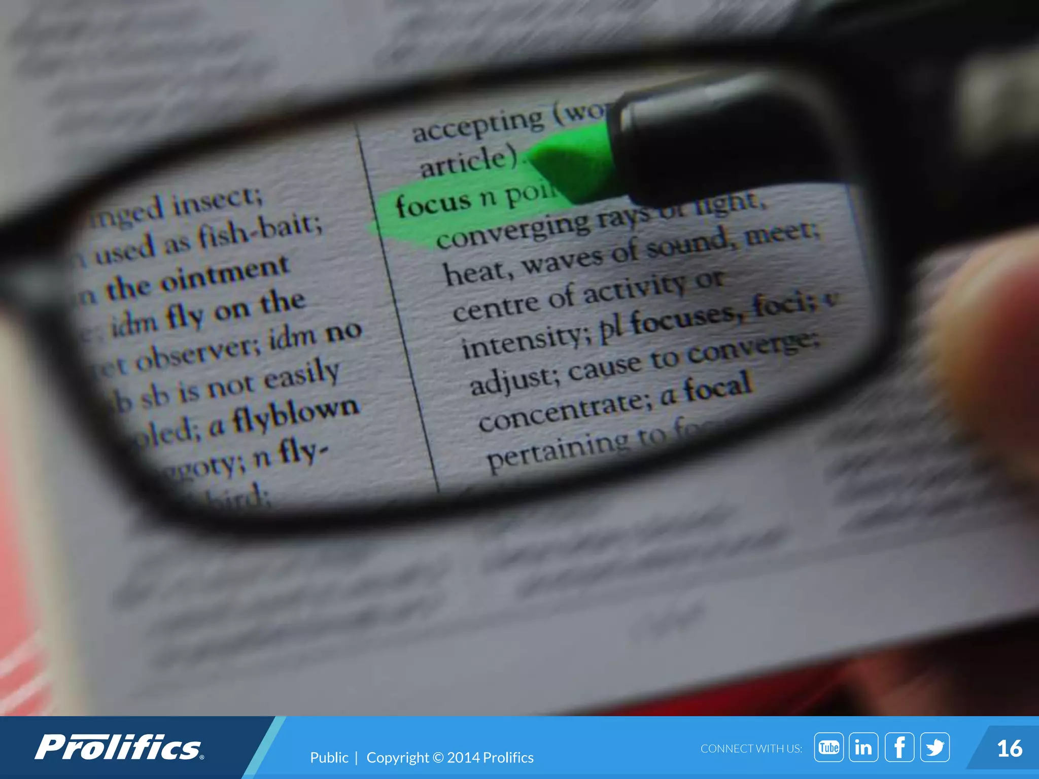 CONNECT WITH US: 16Public | Copyright © 2014 Prolifics
 