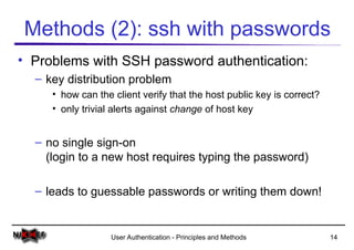 Comprehensive Overview of User Authentication Principles and Methods | PPT