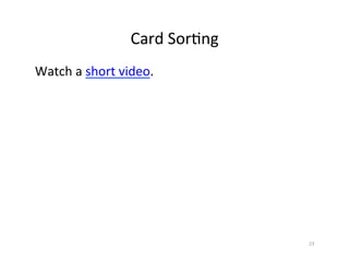 Card	Sor2ng	
23	
Watch	a	short	video.	
 