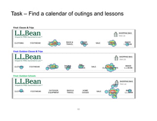 40	
Final:	Classes	&	Trips	
Final:	Outdoor	Classes	&	Trips	
Final:	Outdoor	Schools	
Task – Find a calendar of outings and lessons
 