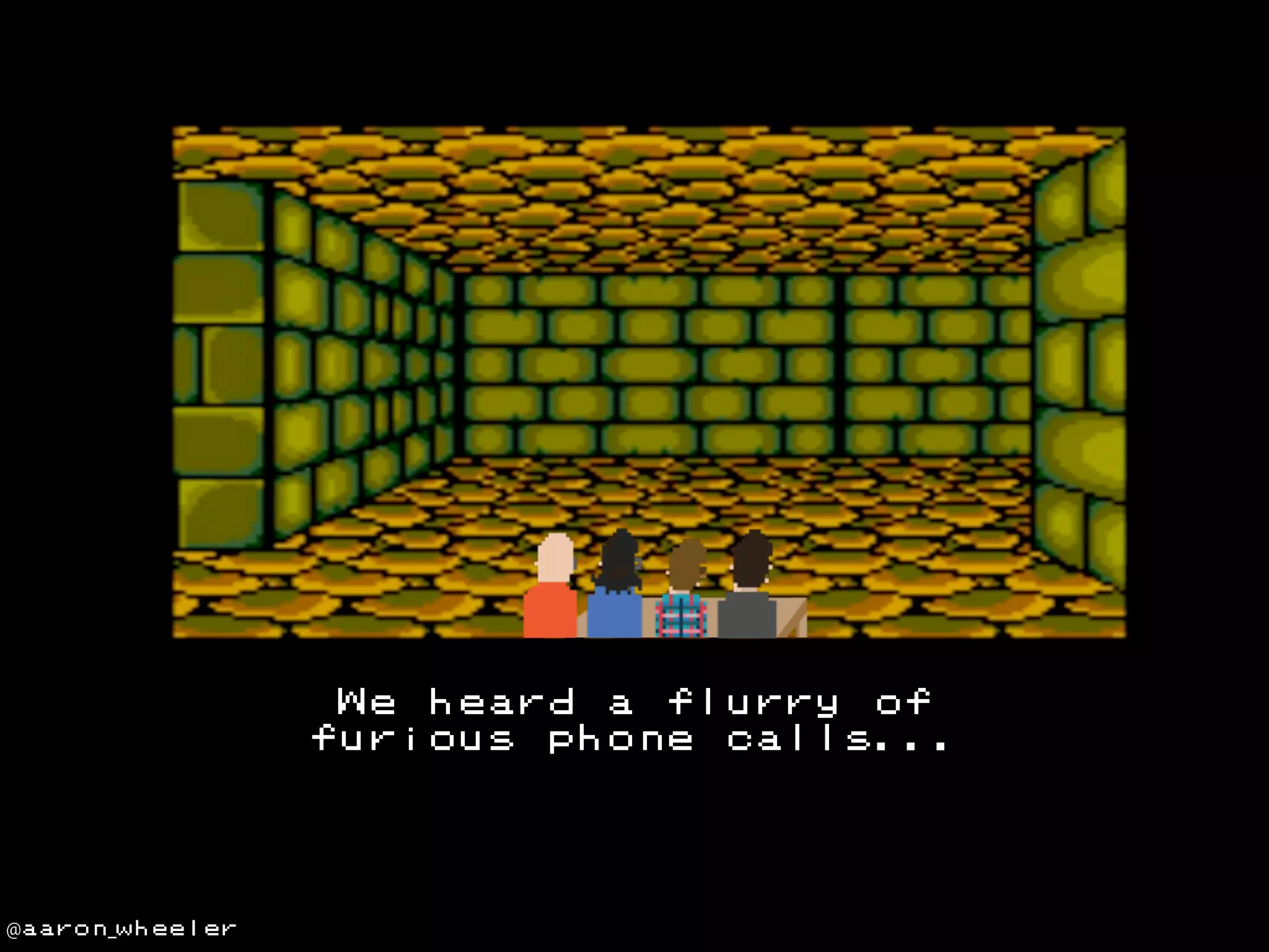 We heard a flurry of
furious phone calls...

@aaron_wheeler

 