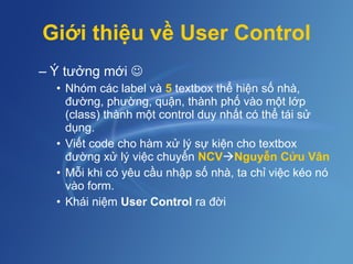 User Control | PPT